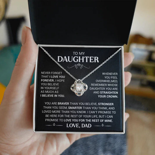 To my Daughter - BondKnot Necklace